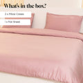 Wood Rose, Vegan Silk Bedsheet Set