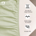 Meadow Mist, 300TC, Stripes Bedsheet Set