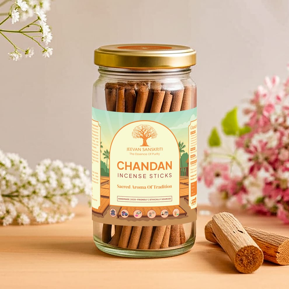 JEEVAN SANSKRITI CHANDAN INCENSE STICK