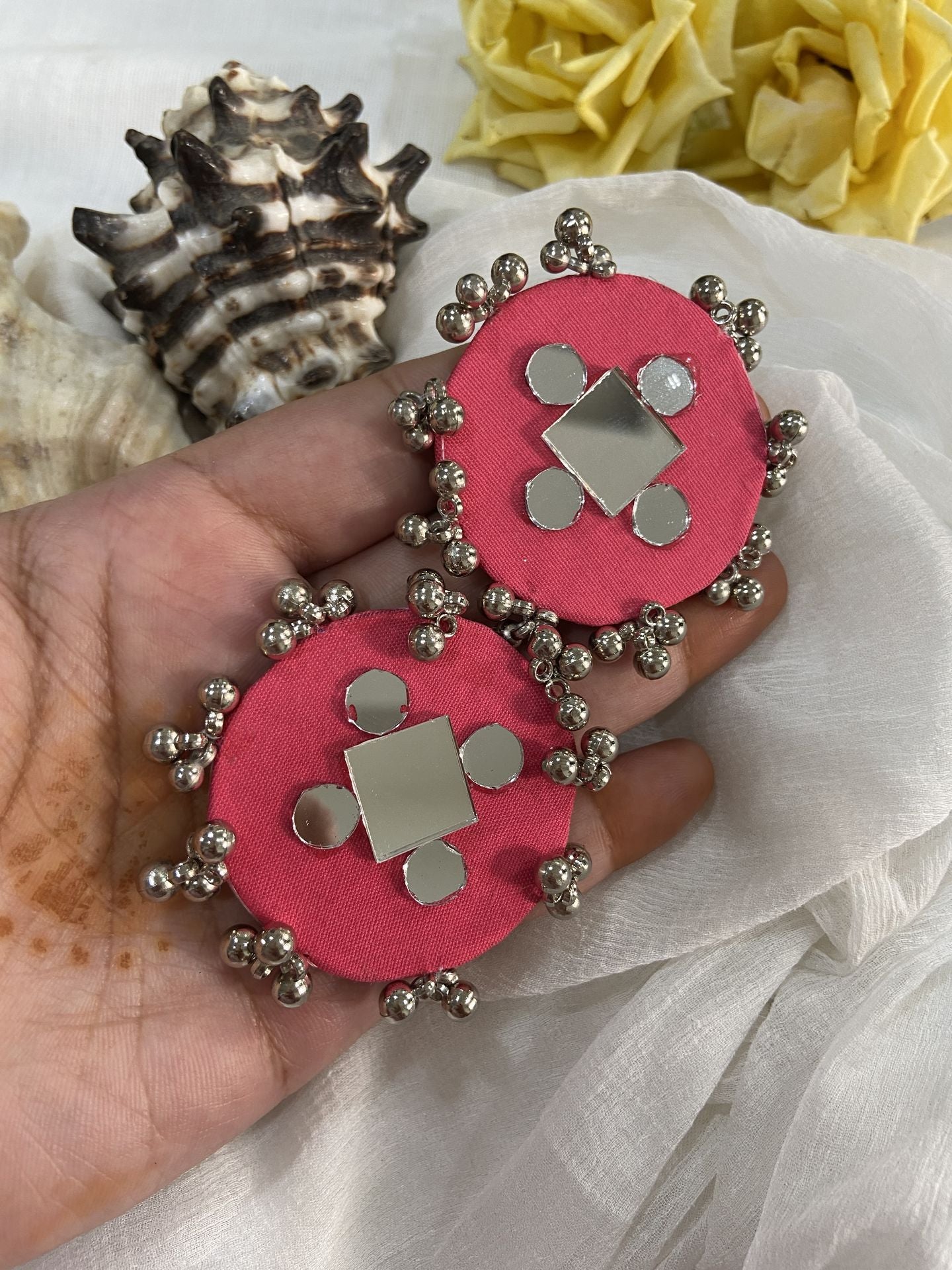 Chakori- Mirror Handmade Earrings