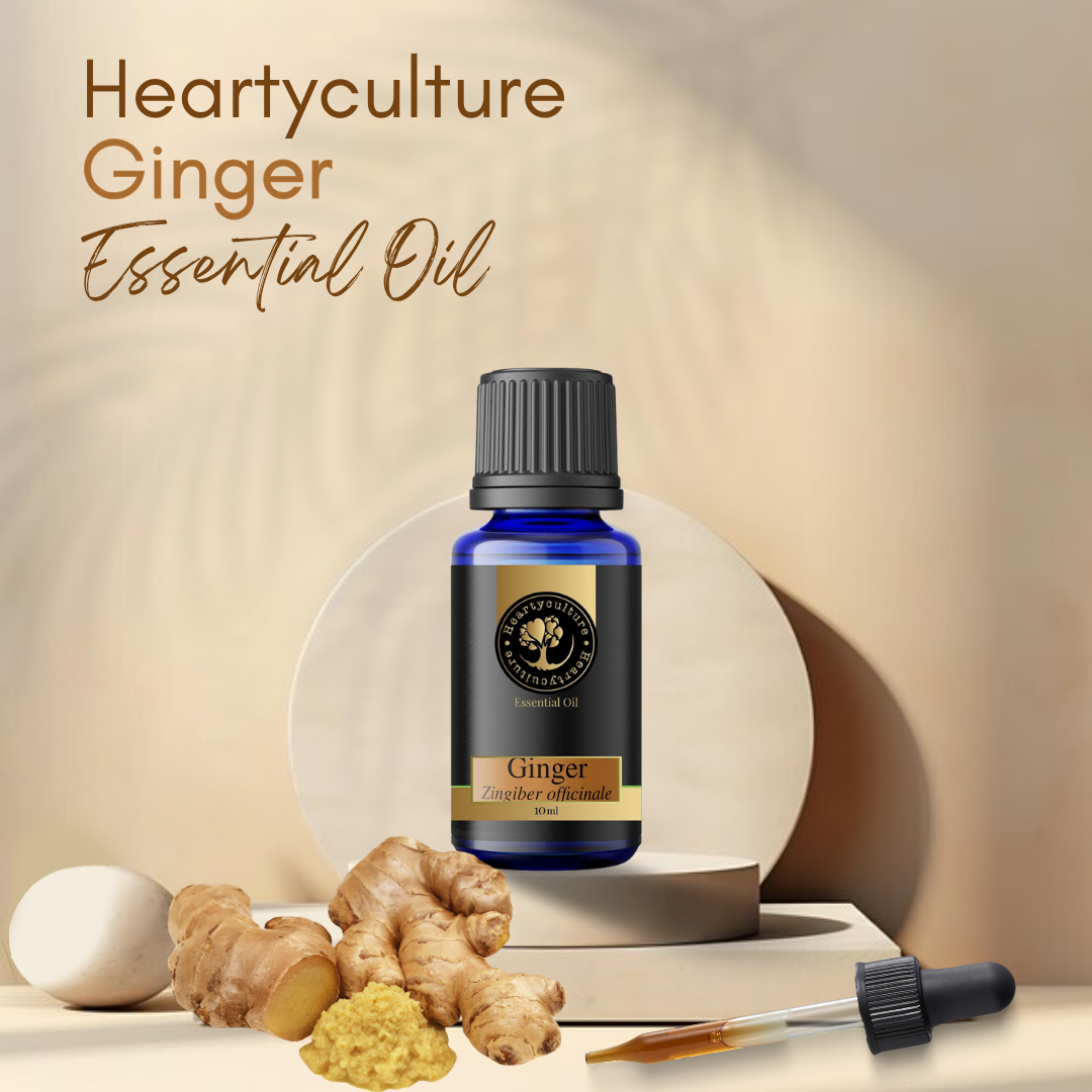 Heartyculture Ginger Essential Oil - 10 ml