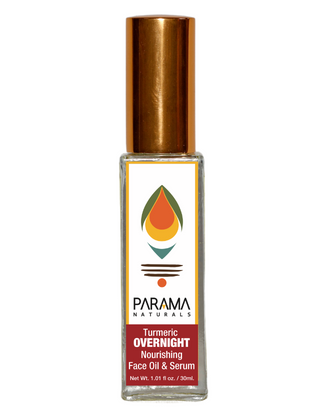 Parama Naturals Turmeric Overnight Face Oil & Serum Repair, 30ml.