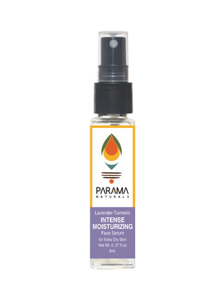 Parama Naturals Intense Moisturizing Face Oil With Lavender & Turmeric For Dull & Extra Dry Skin, 08ml