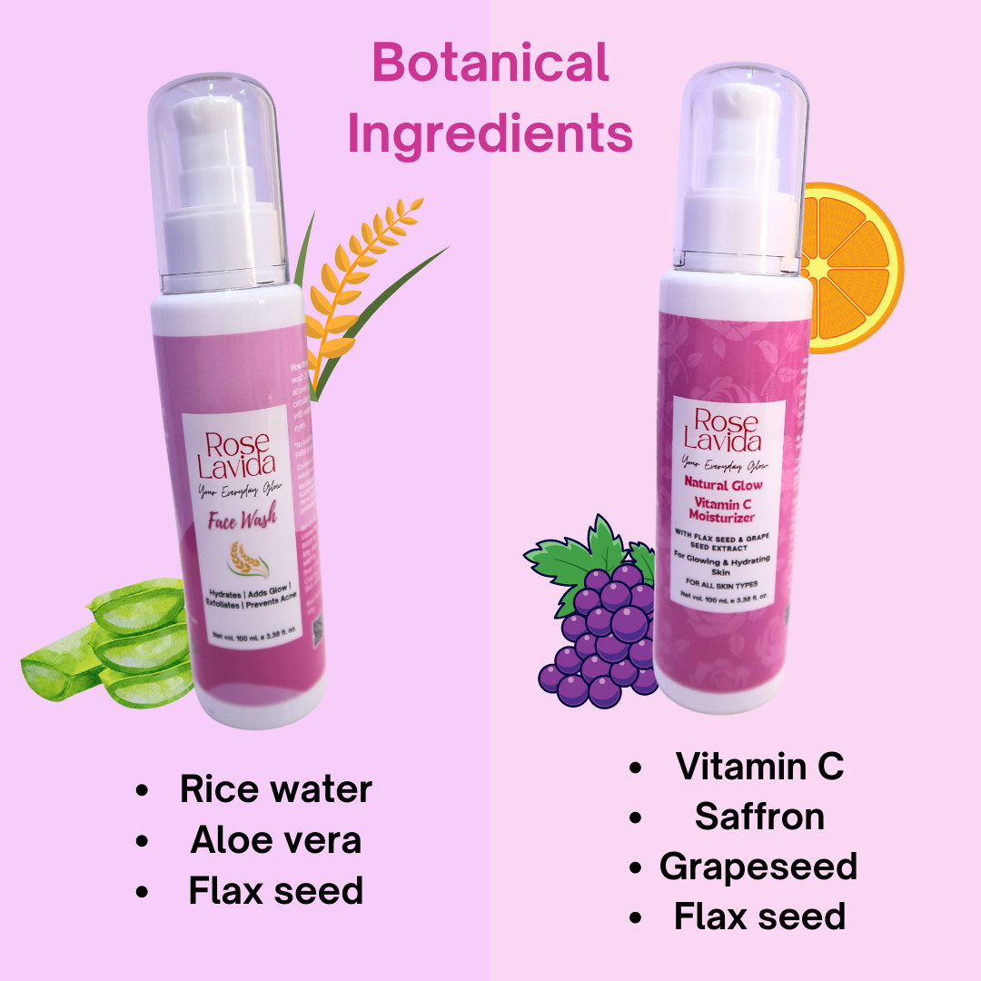 Nature’s Glow Skincare Combo | For All Skin Types | For All Age Groups