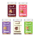 Feedsco Millet Cookies 75gm Pack of 5 - Tasty & Healthy Snack with Natural Sweetness - Best Healthy Cookies for Kids & Adults