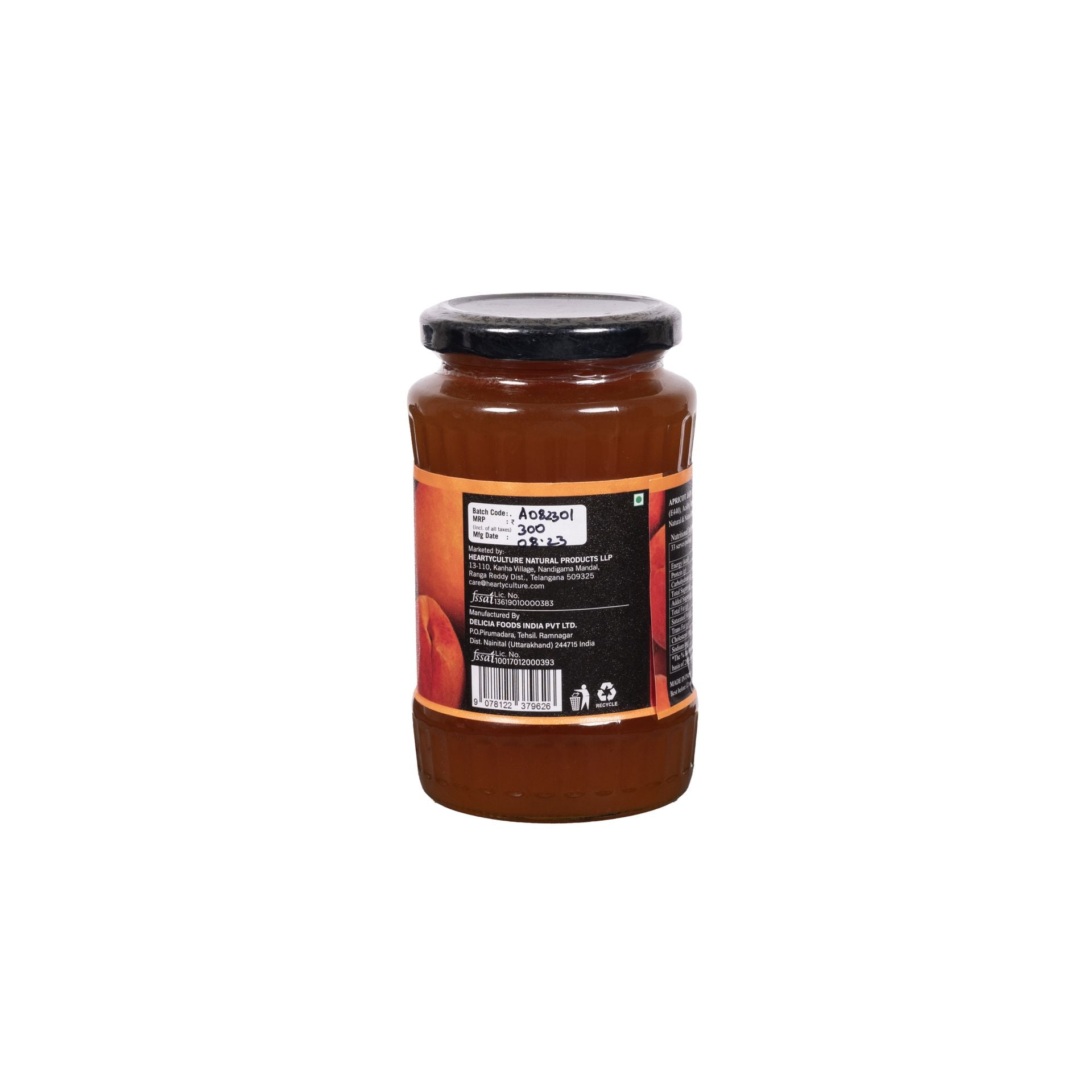Heartyculture Apricot Jam 500 G