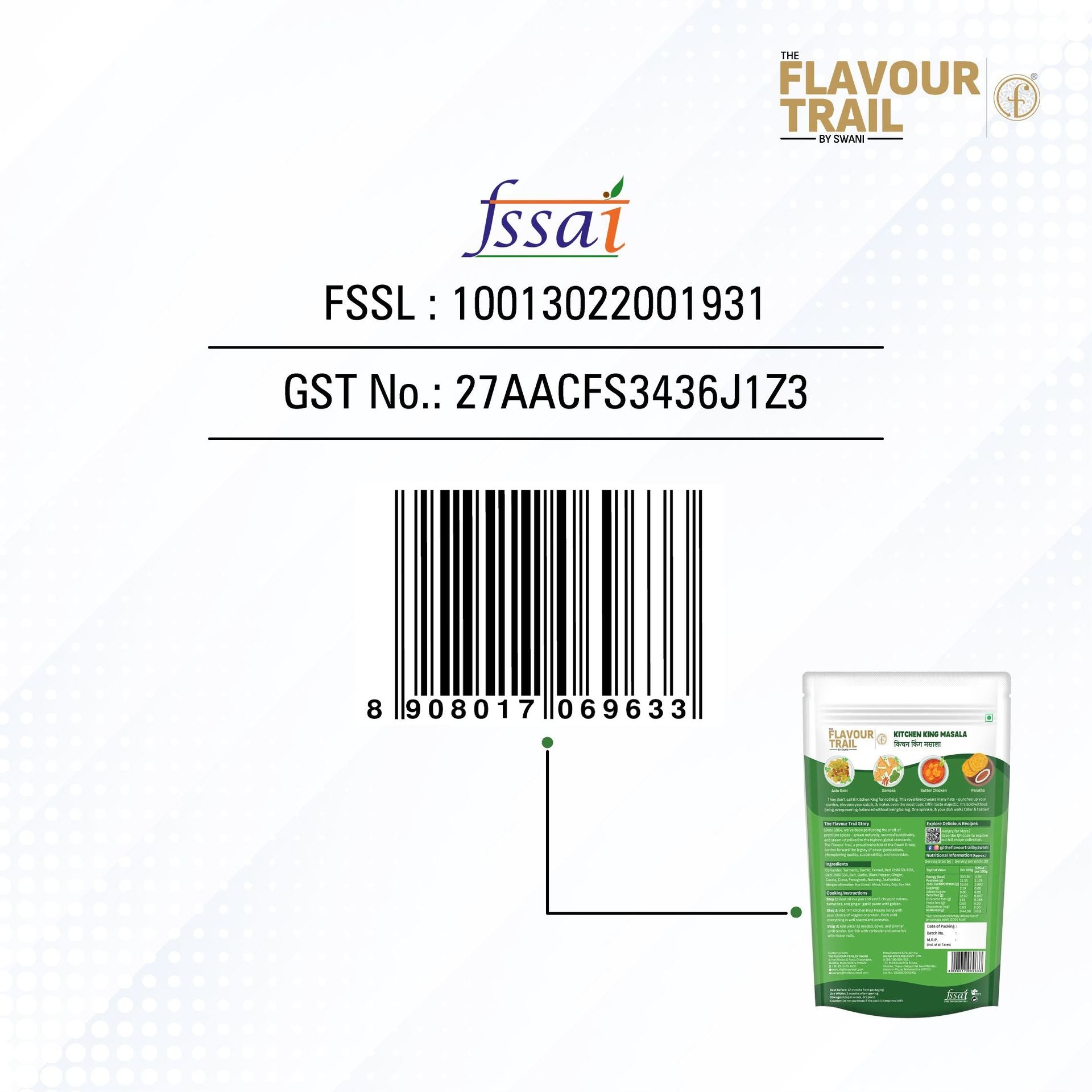 The Flavour Trail - Pure & Natural Kitchen King Masala