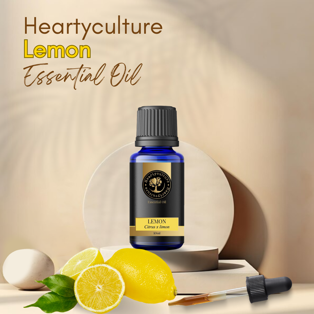 Heartyculture Lemon Essential Oil - 10 ml