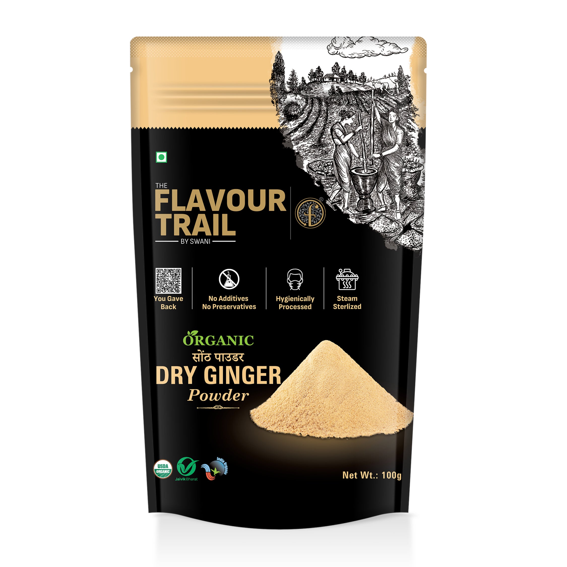 The Flavour Trail - Organic Dry Ginger Powder