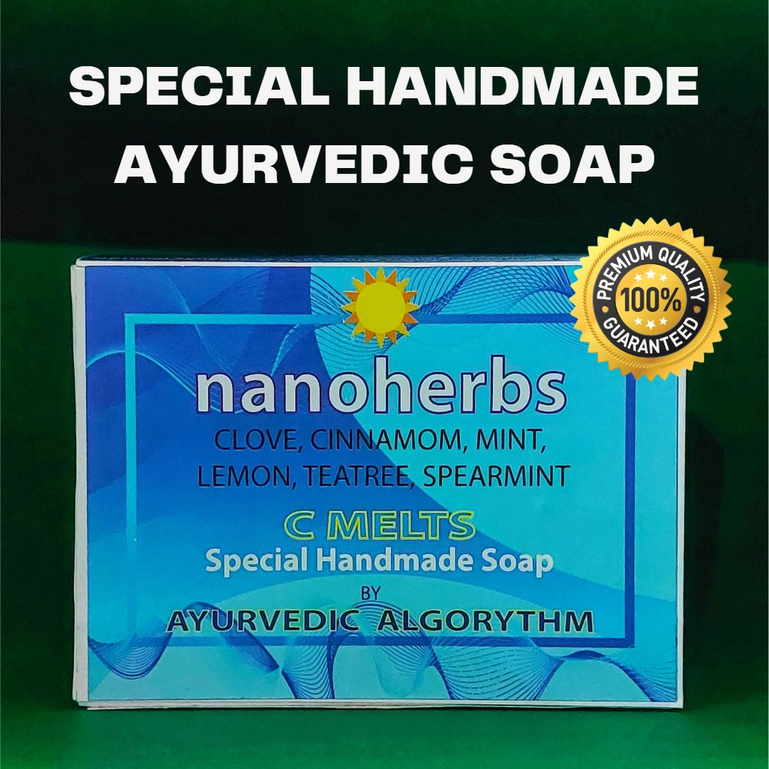 NANOHERBS C MELTS (SPECIAL HANDMADE AYURVEDIC SOAP) Set of 3 + 1 FREE