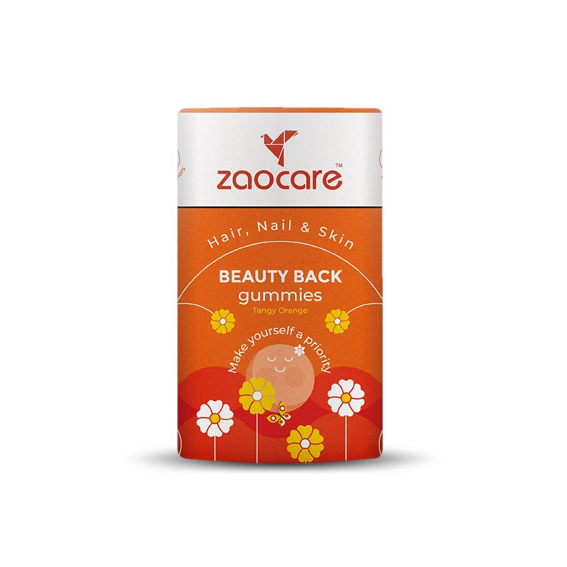 Zaocare Beauty Back Biotin Gummies For Men & Women | For Hair, Nail & Skin | Plant Based
