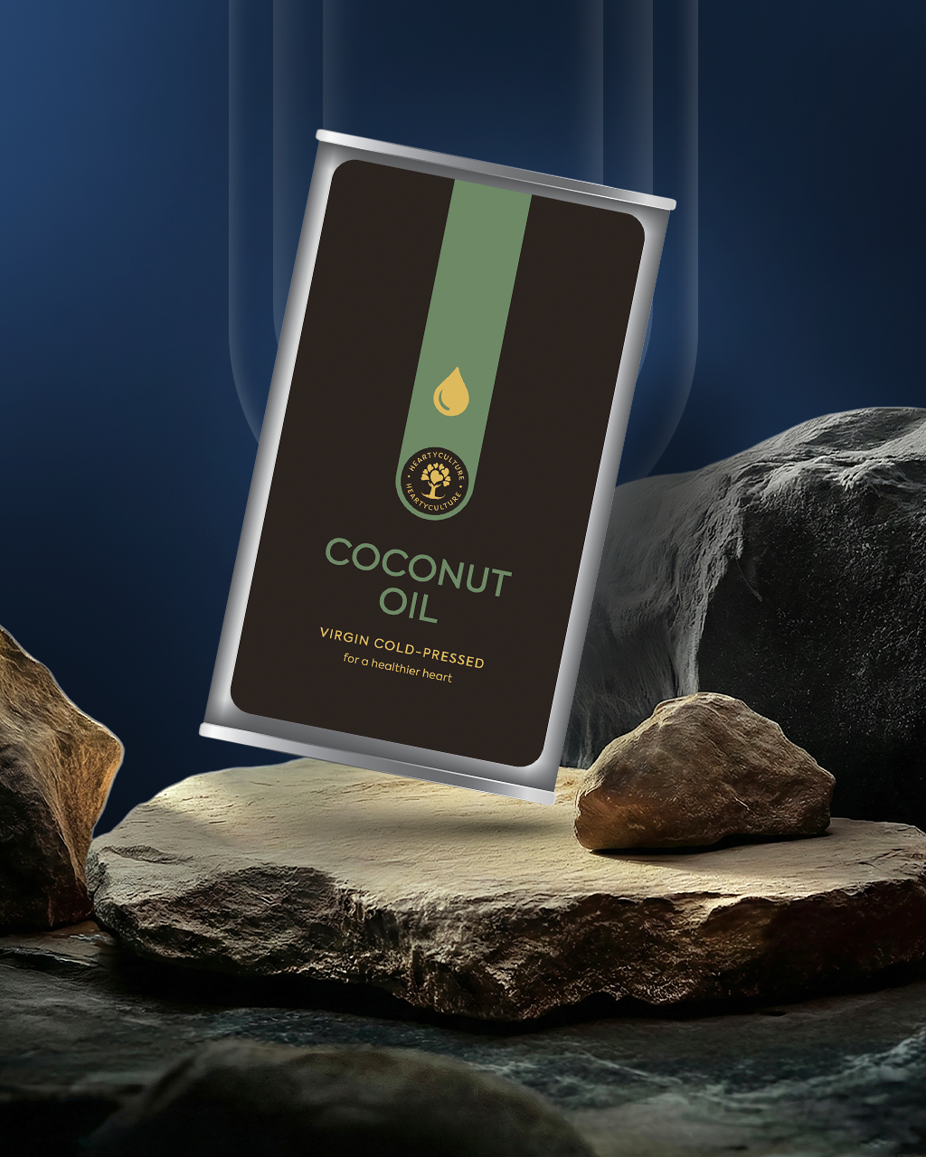 Heartyculture Cold Pressed Coconut Oil - 1 Litre