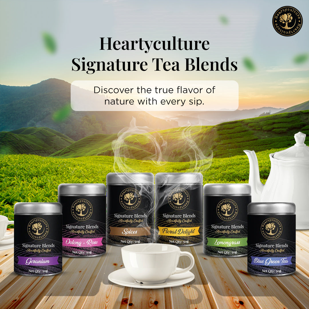 Heartyculture Signature Tea Blends - Six in One Box