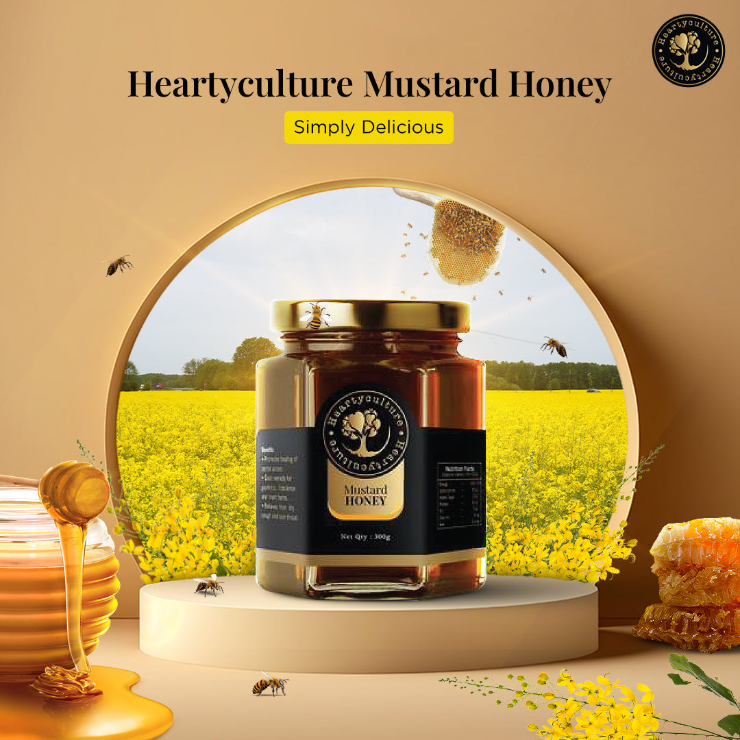 Heartyculture  Mustard Honey  -  300 G