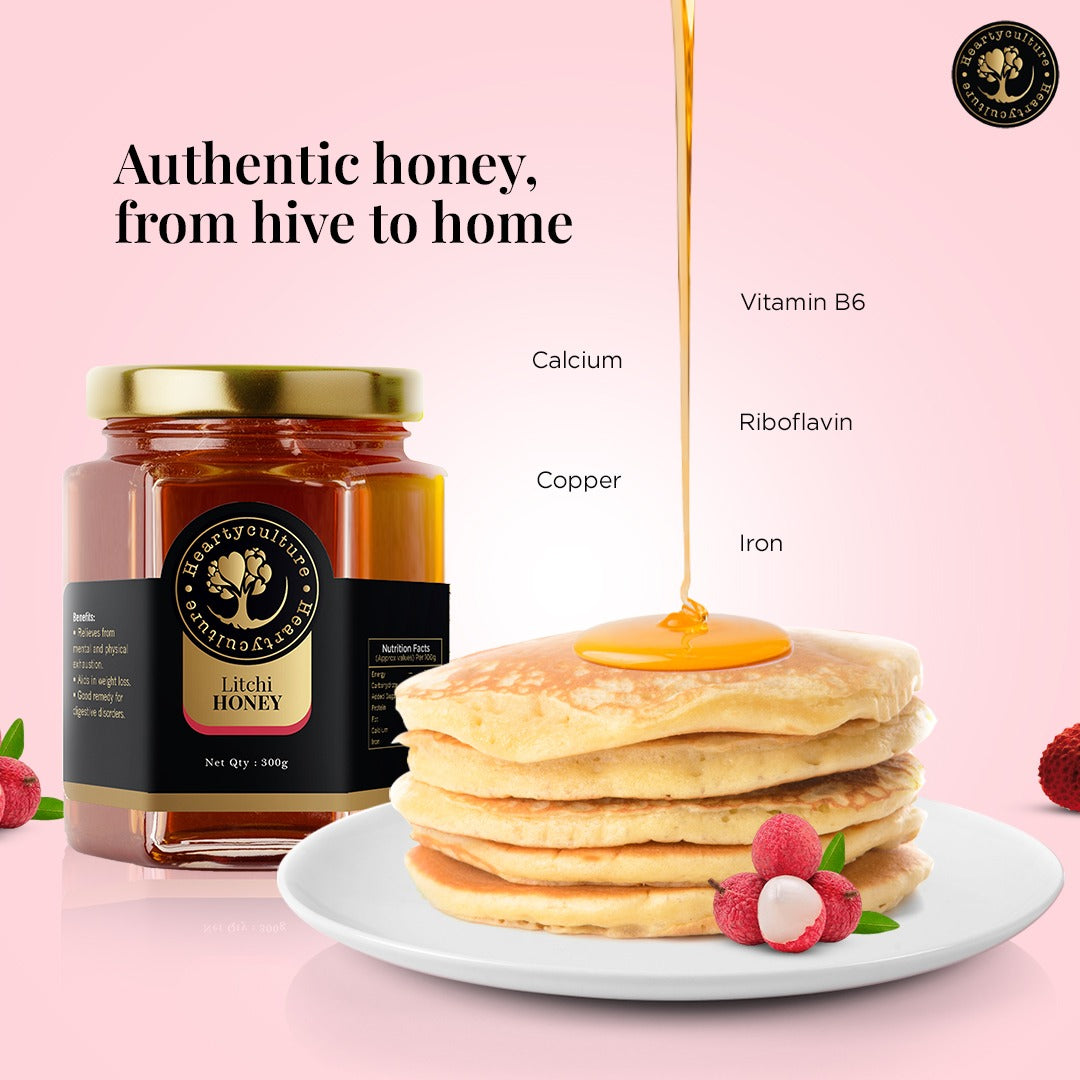 Heartyculture  Litchi Honey  -  300 G