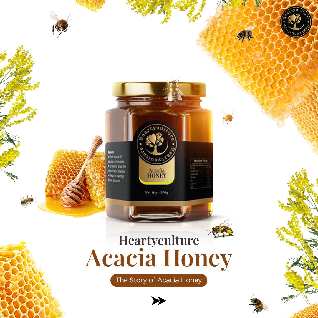 Heartyculture Acacia Honey - 300 G