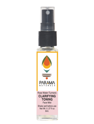 Parama Naturals Radiance Revive Mist With Turmeric & Rosewater For All Skin Types, 8ml