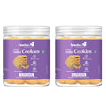 Feedsco Millet Ajwain Cookies - Multigrain, Premium Handmade Healthy Snack Biscuits | No Preservatives | Ideal Kids Snack, Tiffin Box Treat - 200gm Pack of 2