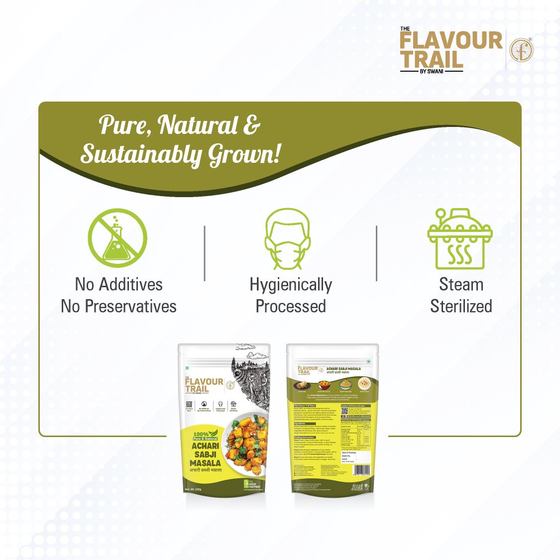The Flavour Trail pure & natural Achari Sabji Masala