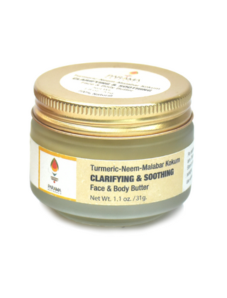 Parama Naturals Clarifying & Soothing Face & Body Cream For Acne-Prone Sensitive Skin, 31g