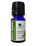 Chemmala Holy Basil Essential Oil | 100% Pure Steam Distilled Consume Quality | Ocimum basilicum | 10 ml