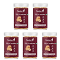 Feedsco Millet Cookies Oatmeal & Raisins 75gm Pack of 5- Tasty & Healthy Snack with Natural Sweetness - Best Healthy Cookies for Kids & Adults