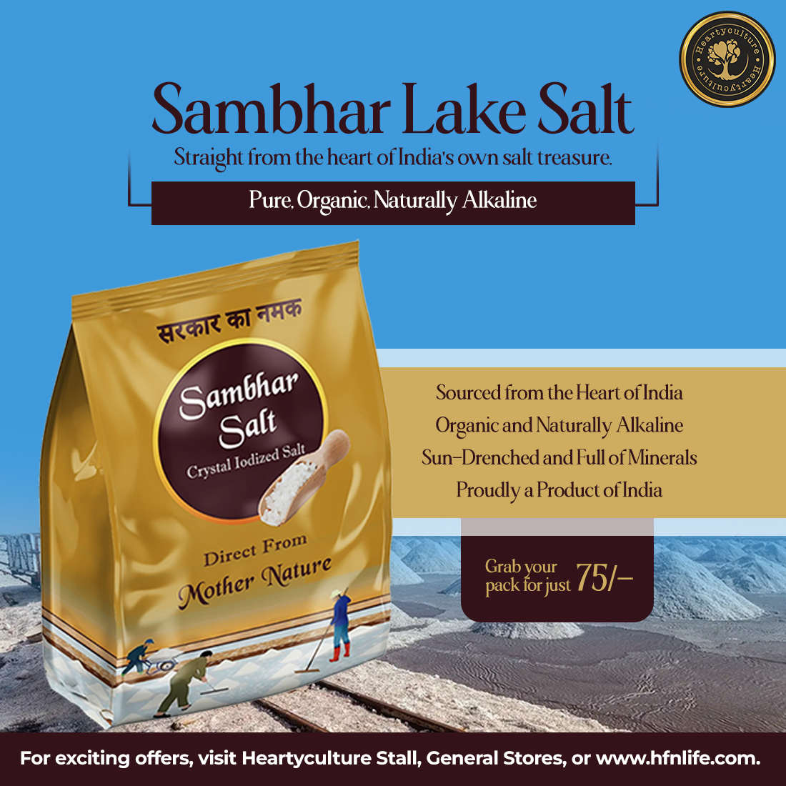 Heartyculture Sambhar Salt lake