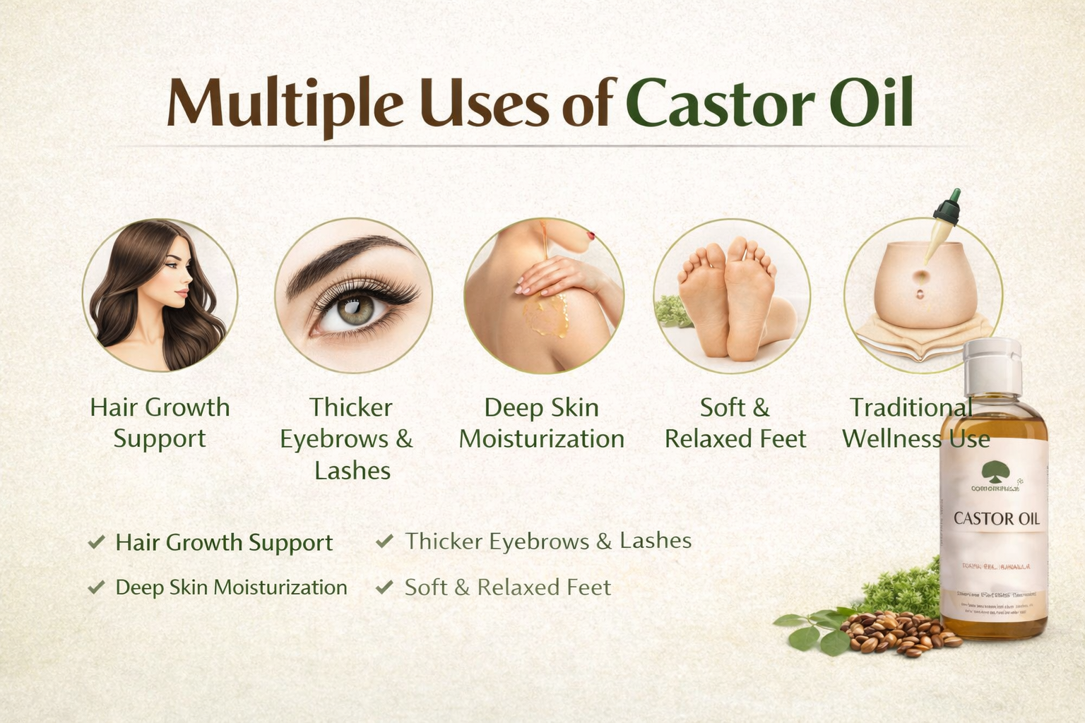 Chemmala Pure Castor Oil – Traditionally Extracted | Cold Pressed | 100% Natural for Hair Growth, Skin & Wellness