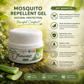 Natural Mosquito Repellent Gel – DEET-Free | Aloe Vera & Essential Oils | Herbal & Skin-Friendly