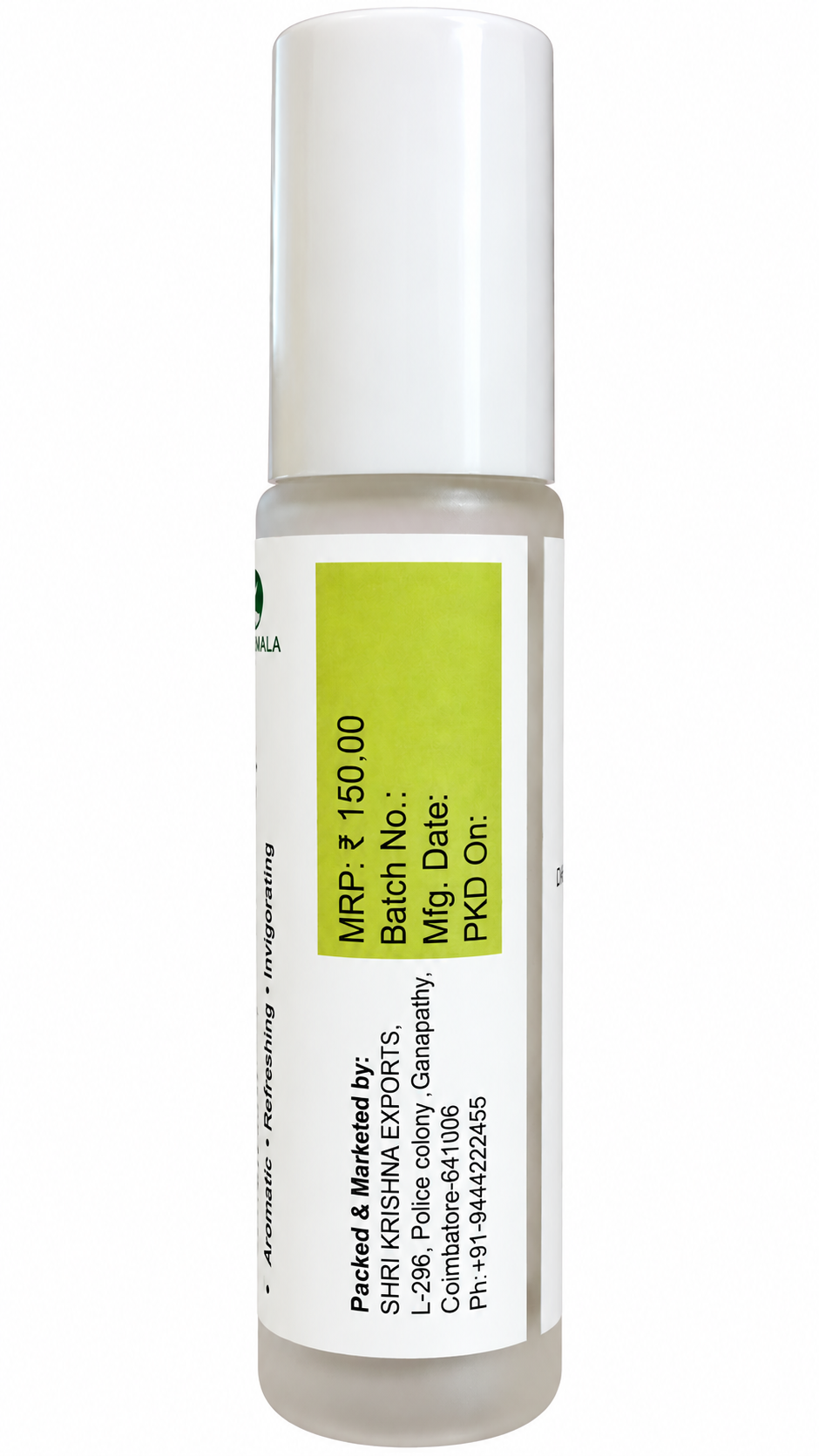 Chemmala Eucalyptus Essential Oil Roll-On 10 m right side image
