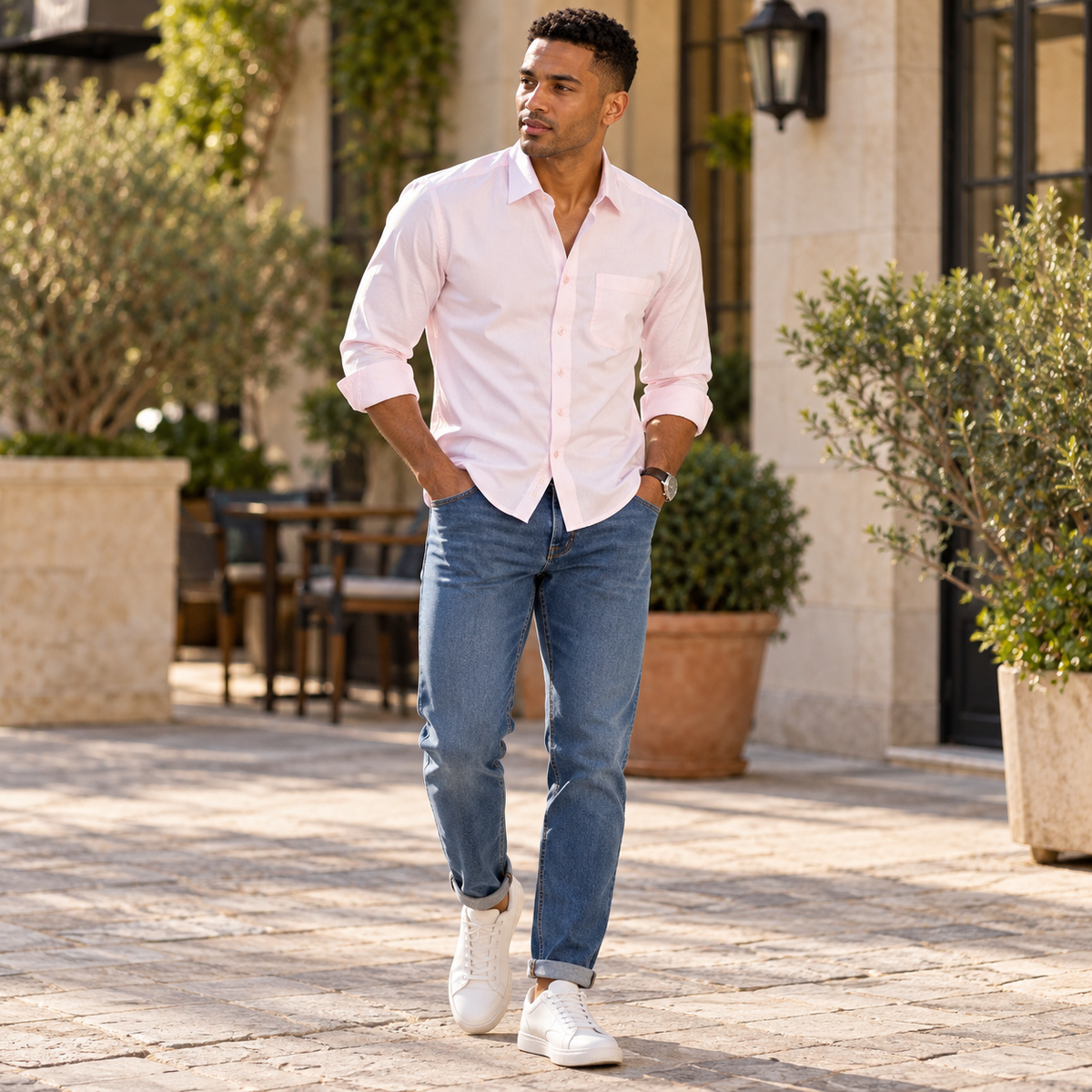 UNHELD Egyptian Giza Cotton Shirt For Men