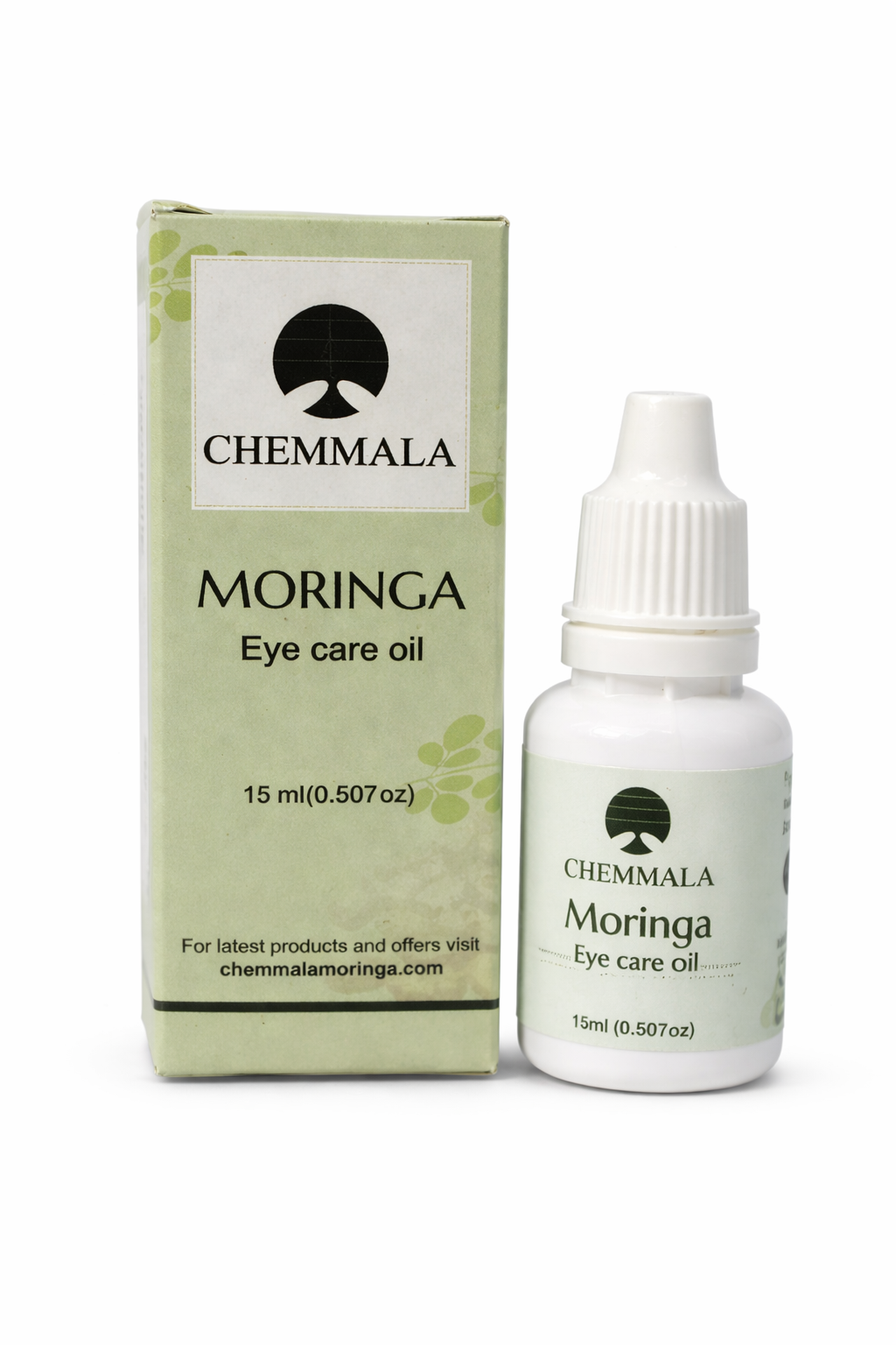Chemmala Moringa Eye Care Oil – Natural Herbal Eye Drops | Supports Eye Nourishment & Relaxation | 100% Pure & Gentle Formula