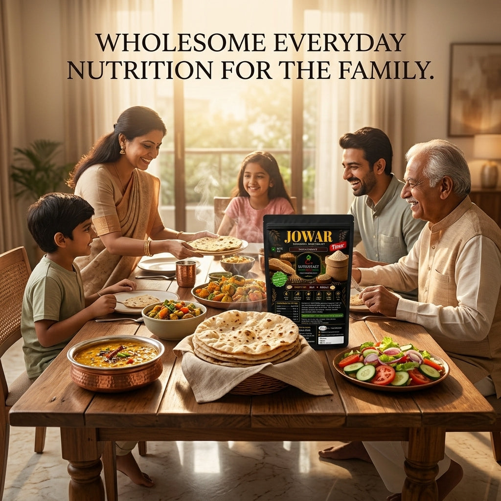 Curryfeast Jowar Flour / Jawar Aata / Sorghum Millet Flour / Gluten Free /Healthy aata / 1 Kg