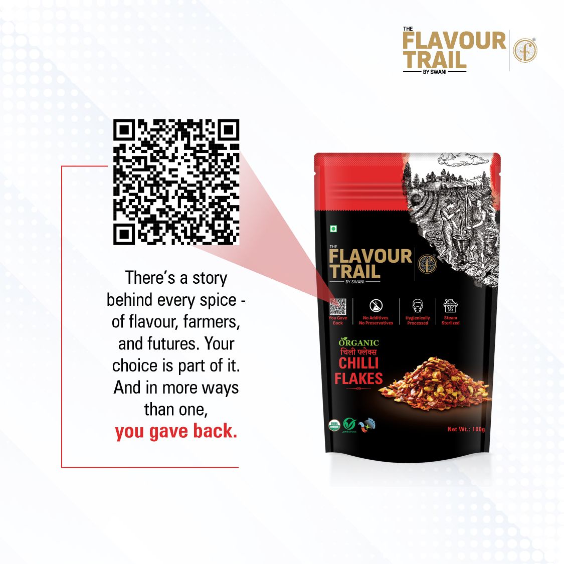 The Flavour Trail - Organic Chilli Flakes