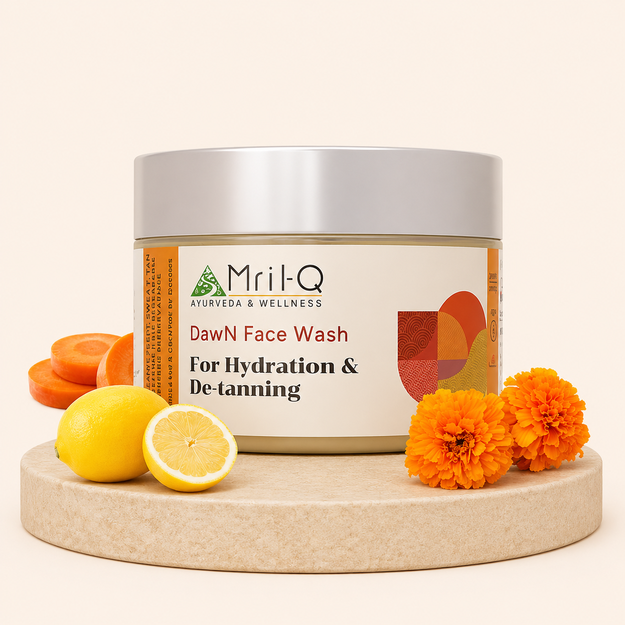 MrilQ Dawn Face Wash | Cleansing & Hydration | Glow Enhancing | De-tan |Daily Use | Normal to Dry skin