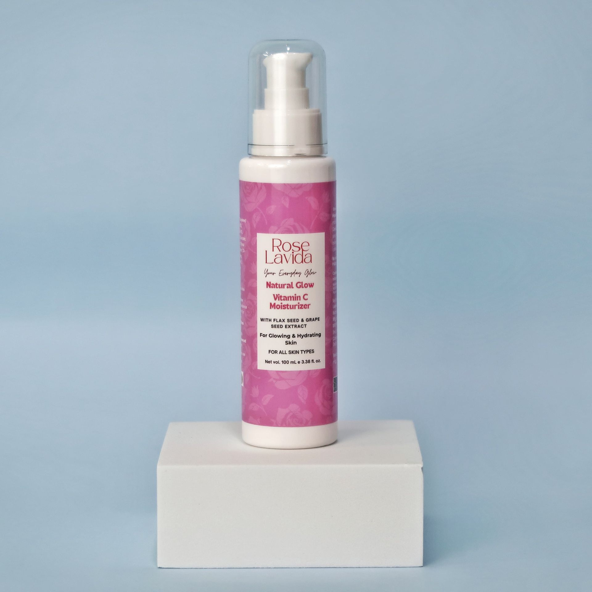 Ayurvedic Natural Glow Vitamin C Face Moisturizer | With 7 Plant Herbs | For All Skin Types