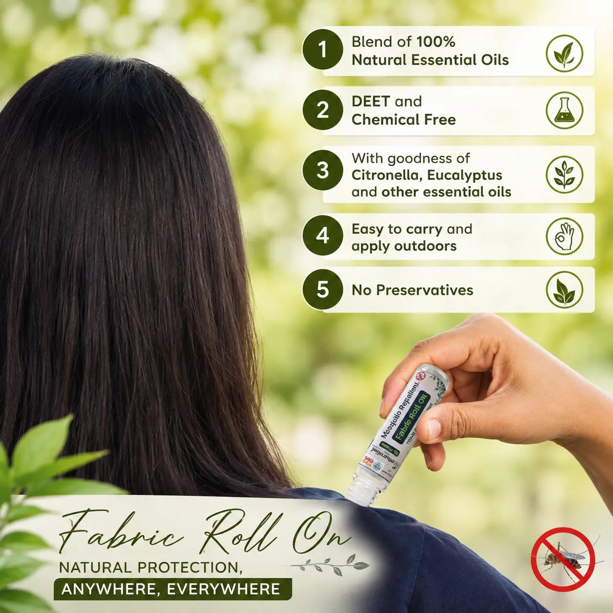Naturalief Mosquito Repellent Fabric Roll-On