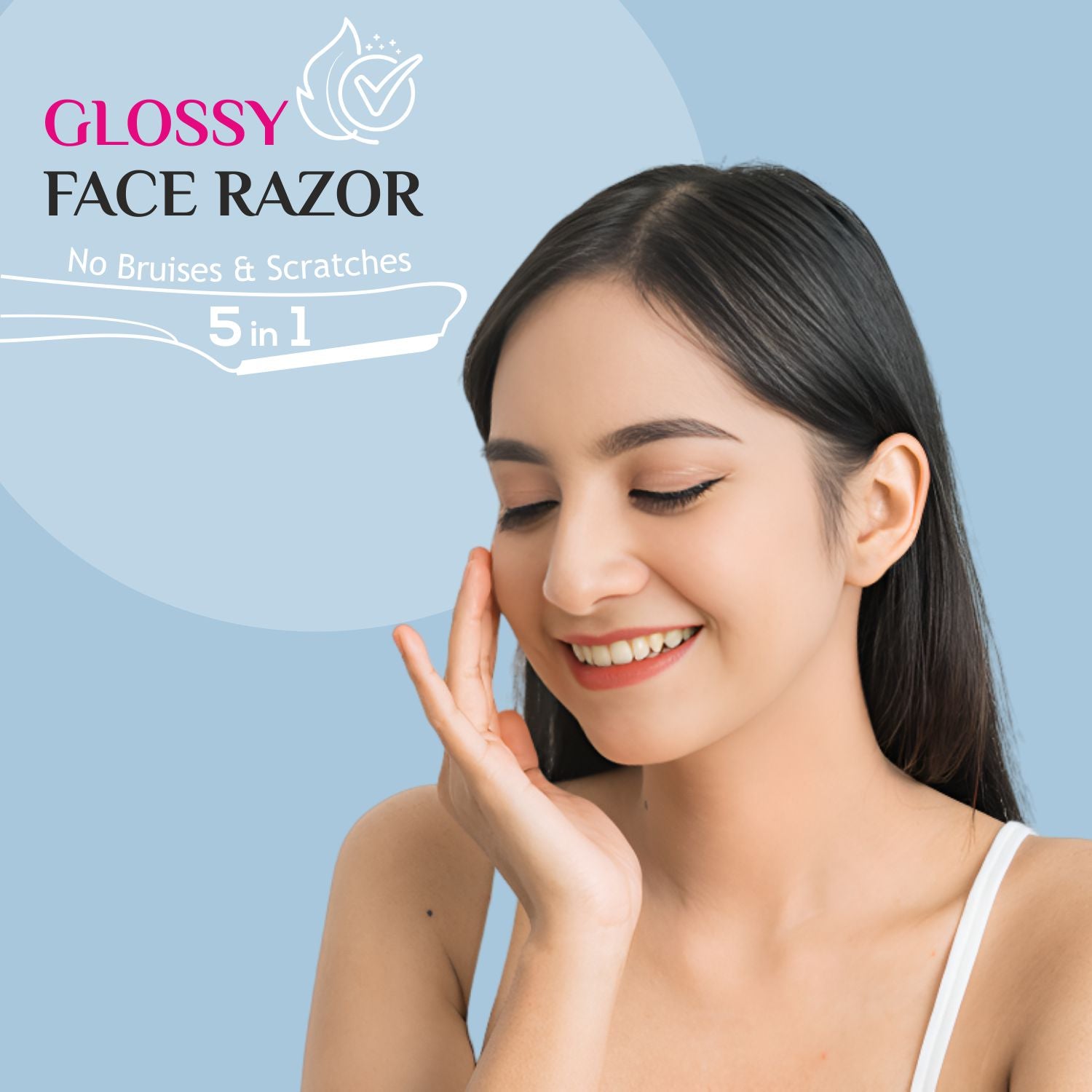 Gynocup Glossy Face Razor for Women