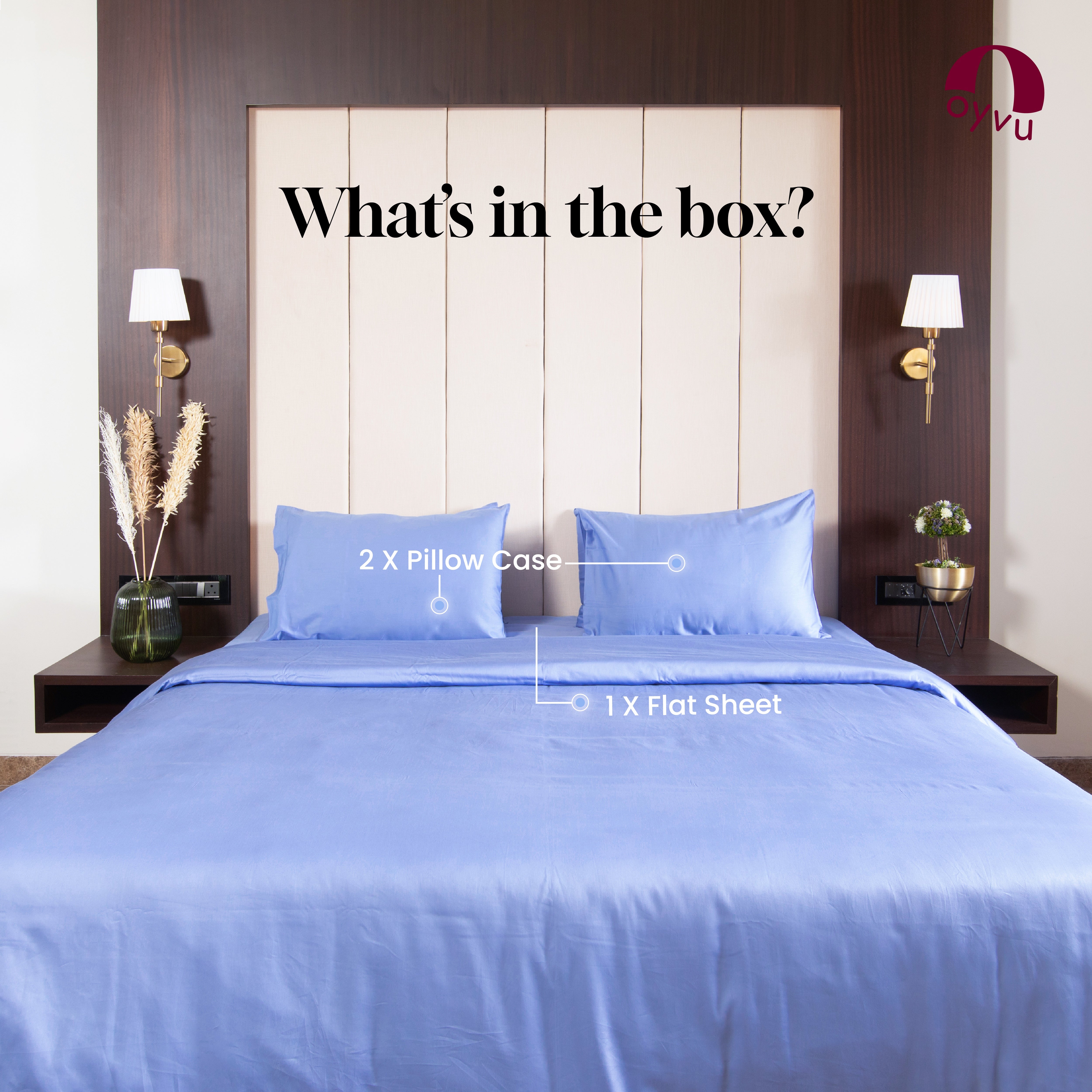 Pale Iris, 300TC Bedsheet Set