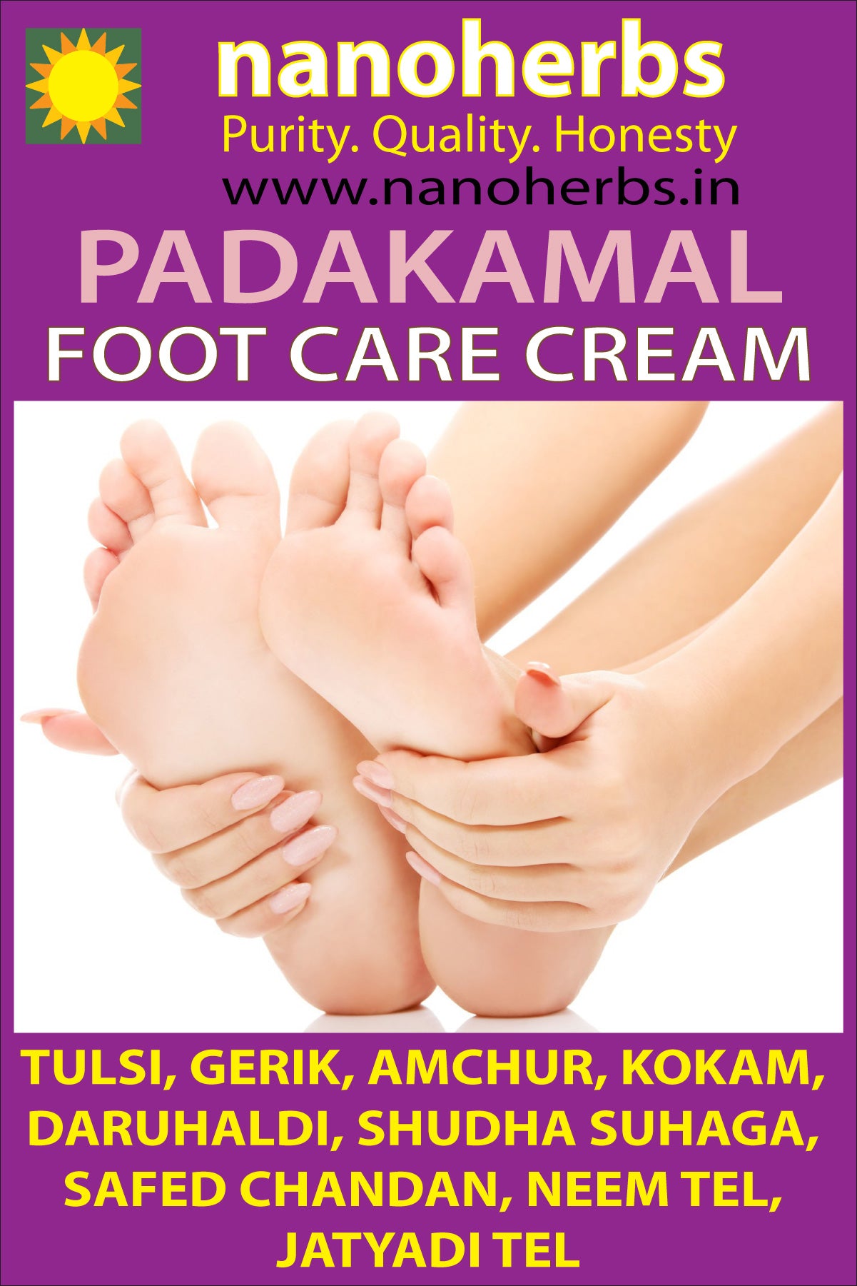 Nanoherbs PADAKAMAL Foot Care Cream