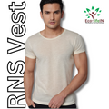 Eco life Men's Toxic free Undyed and Unbleached Pure Cotton RNS Vest - pack of 3