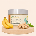 MrilQ Go Bananas Face Pack | Instant Glow | Super Soft Skin | All Skin Types