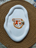 BeYoou.Bling kawaii Handcrafted Cute Orange Teddy Bear Safety Pin Brooch/Kilt Pin