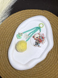 BeYoou.Bling Handcrafted Premium Limited-edition Kawaii Mint Green Teddy Bear Acrylic Keychain/Bag Charm
