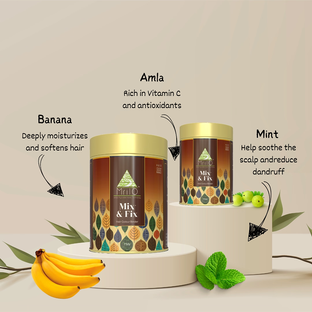 MrilQ Mix & Fix | Hair Colour Binder | For Long Lasting Hair Color