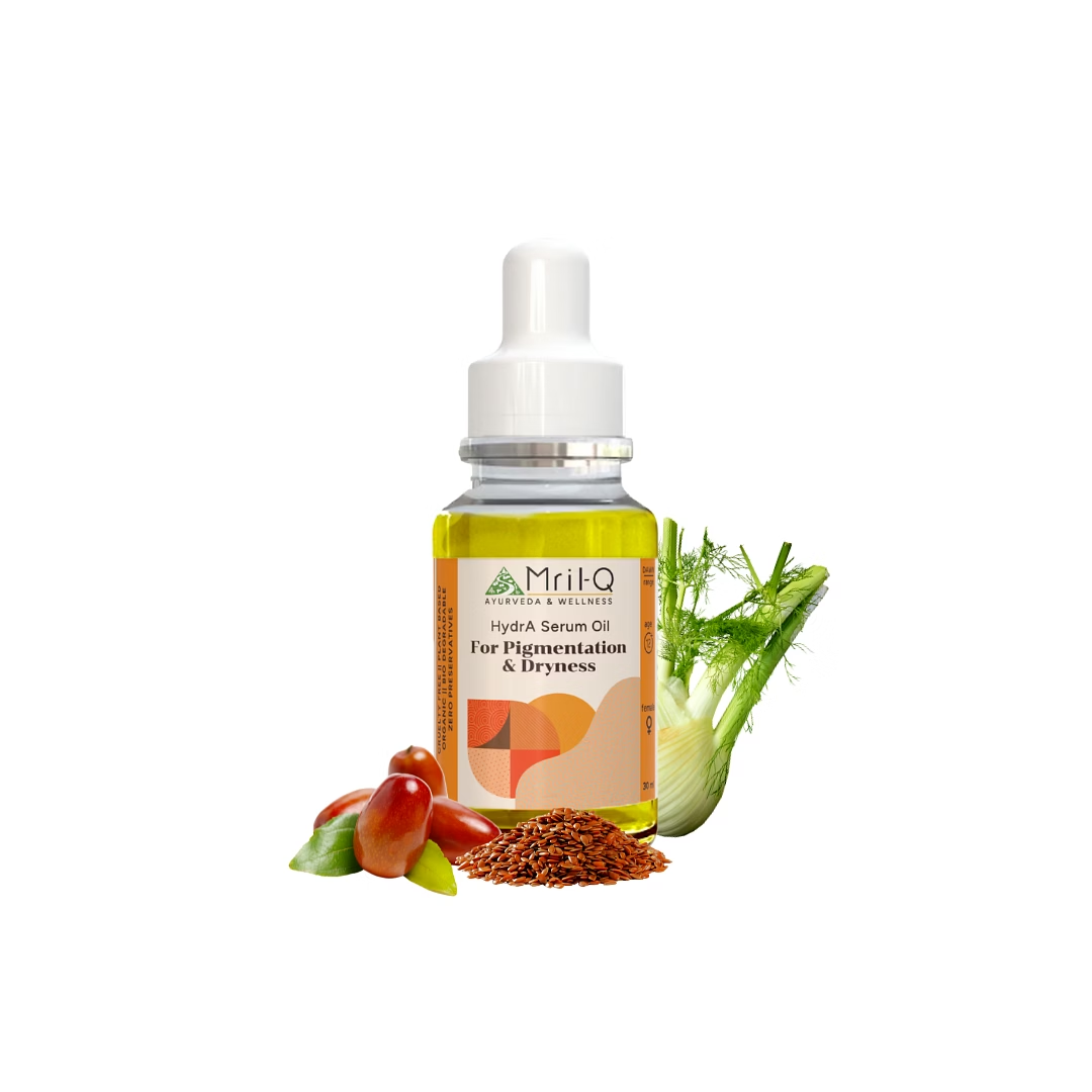 MrilQ Hydra Face Serum Oil| 12 hours Hydration & Glow | Daily Use | Normal, Dry, Combination & Matured skin