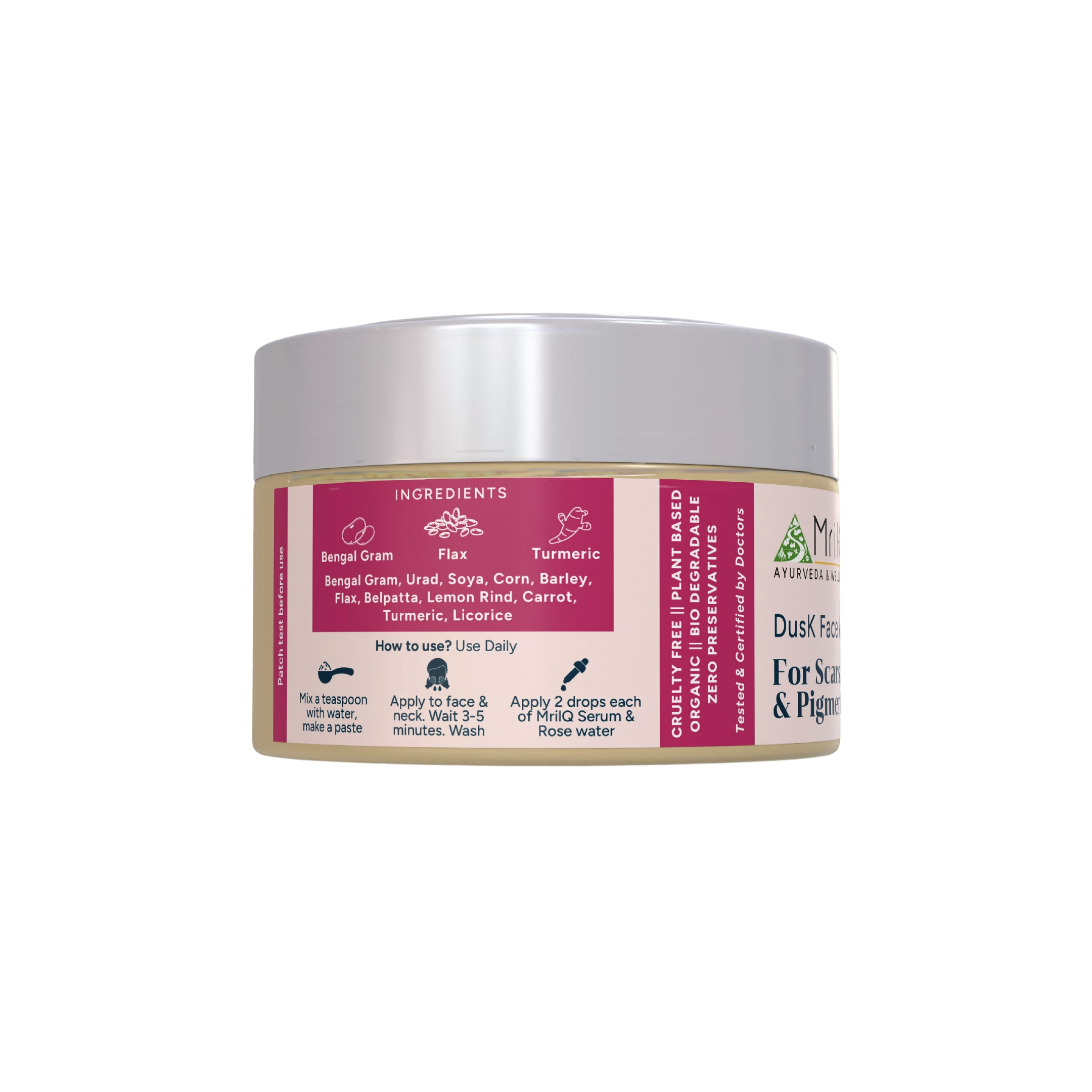 MrilQ Dusk Face Wash Plus | Scars, Marks & Pigmentation | Severe Acne | Oily, Sensitive, Combination Skin