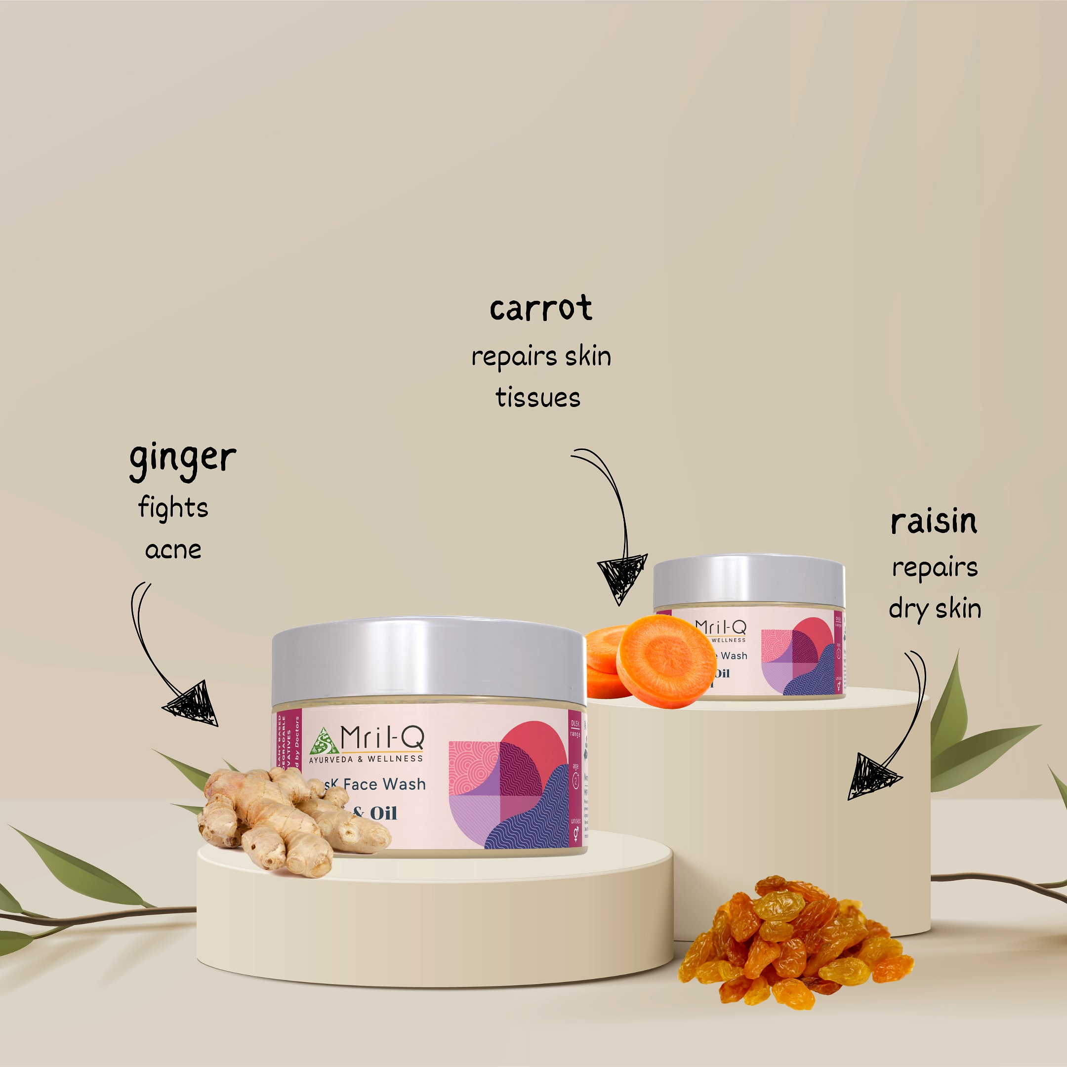 MrilQ Dusk Face Wash | Acne, Pimple & Oil Control | Daily Use | Sensitive, Oily, Combination skin