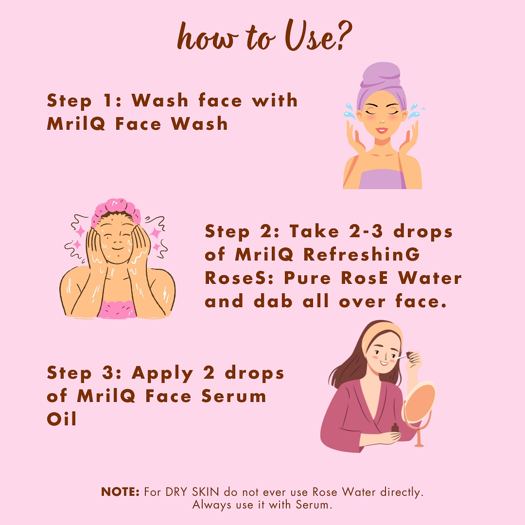 MrilQ Refreshing Roses: Rose water