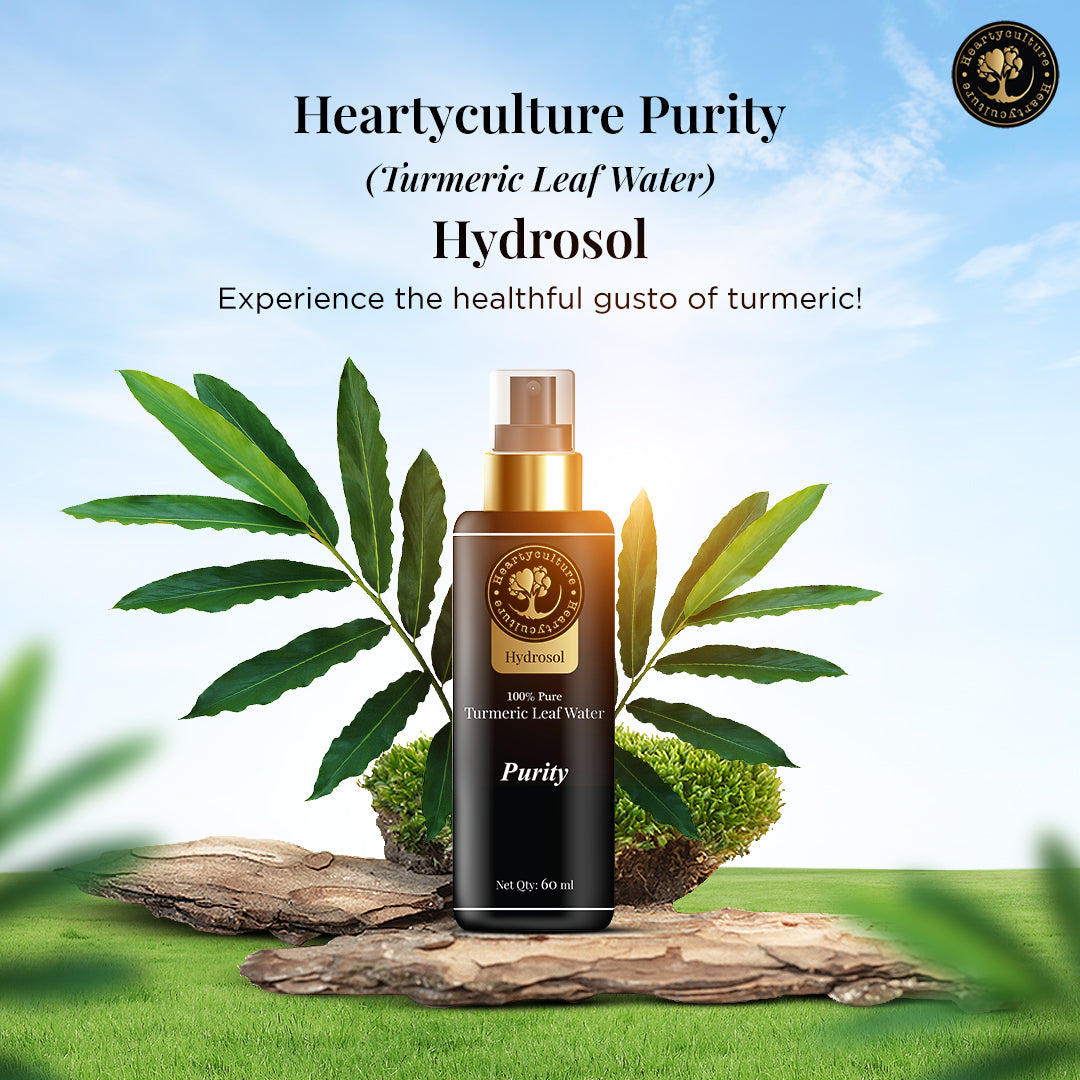 Heartyculture Purity (Turmeric Leaf Water) Hydrosol - 60 ml